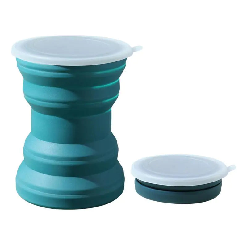 Portable Silicone Collapsible Cup With Lid