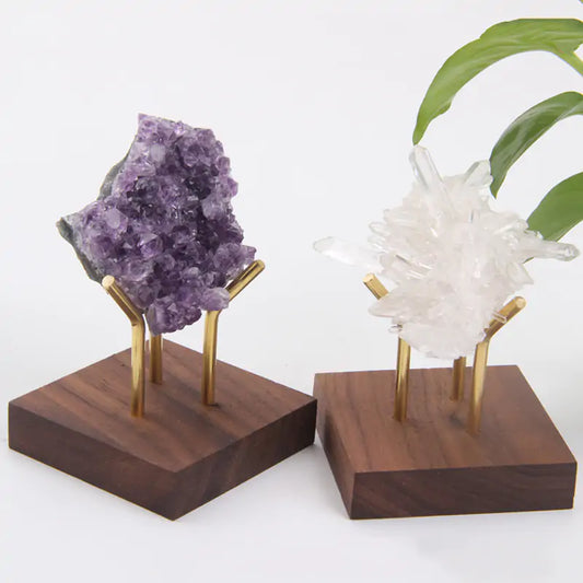 Wooden Crystal Holder